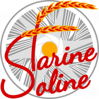Logo farine Soline: farines bio de qualité moulues à la meule de granit